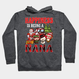 Happiness Is Being A Nana Christmas Hoodie